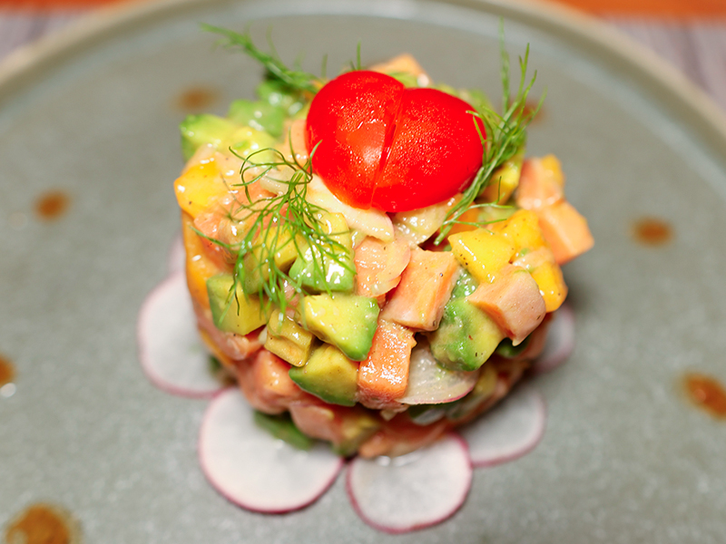 Tartare de saumon